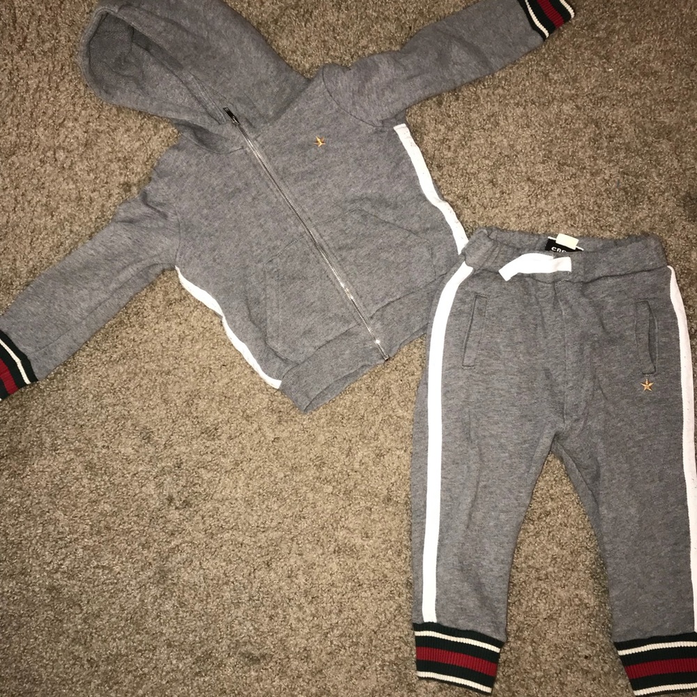 TODDLER GUCCI SWEAT SUIT